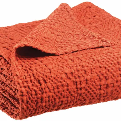 Bed linens - Tana Bed Throw Rooibos 240 X 260 - MAISON VIVARAISE - SDE VIVARAISE WINKLER