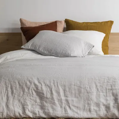 Linge de lit - Taie d'oreiller Zeff Bronze 65 x 65 - MAISON VIVARAISE - SDE VIVARAISE WINKLER