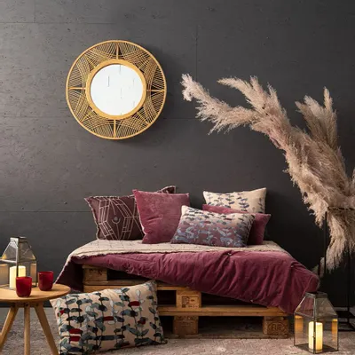 Coussins - Coussin uni Elise Lilas 45 x 45 - MAISON VIVARAISE - SDE VIVARAISE WINKLER