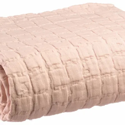 Plaids - Plaid Swami Nude 130 x 200 - MAISON VIVARAISE - SDE VIVARAISE WINKLER