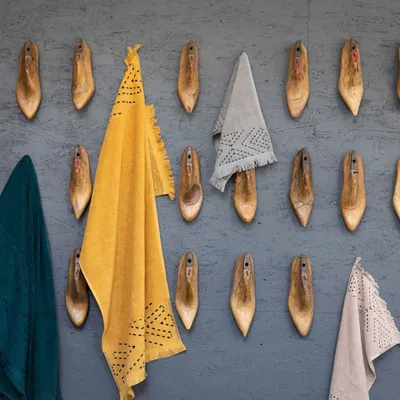 Serviettes de bain - Serviette de toilette Julia Gris 50 x 100 - MAISON VIVARAISE - SDE VIVARAISE WINKLER