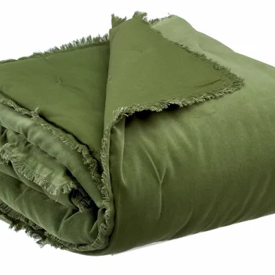 Bed linens - Fara Duvet Eucalyptus 85 X 200 - MAISON VIVARAISE - SDE VIVARAISE WINKLER
