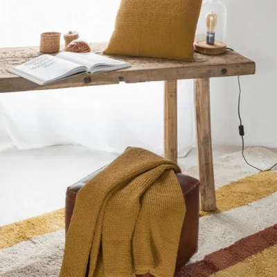 Coussins - Coussin Maia Bronze 45 x 45 - MAISON VIVARAISE - SDE VIVARAISE WINKLER