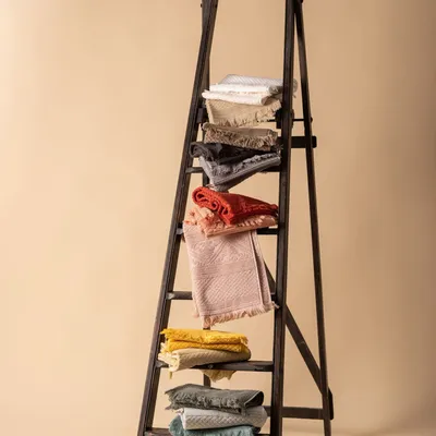 Bath towels - Zoé Bath Towel Thym 50 X 100 - MAISON VIVARAISE - SDE VIVARAISE WINKLER