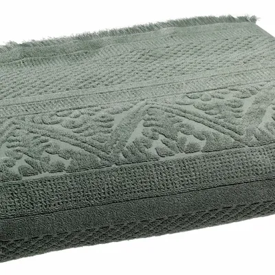 Serviettes de bain - Drap de bain uni Zoe Thym 100 x 180 - MAISON VIVARAISE - SDE VIVARAISE WINKLER