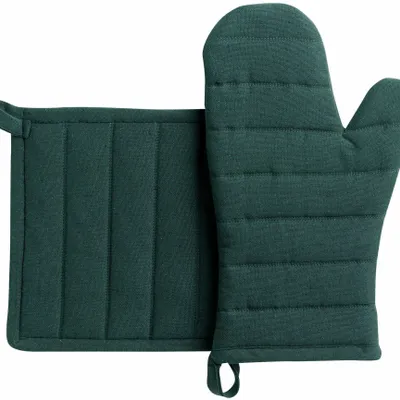 Potholders - Jona Oven Mitt and Pot Holder Sapin 15 X 30 - MAISON VIVARAISE - SDE VIVARAISE WINKLER