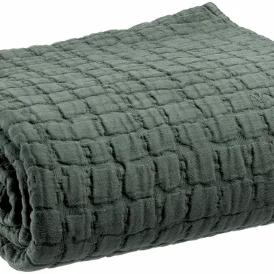 Plaids - Plaid Swami Thym 130 x 200 - MAISON VIVARAISE - SDE VIVARAISE WINKLER