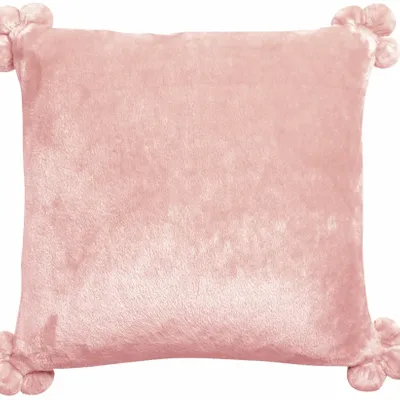 Coussins - Coussin Tender Pompons Aubepine 45 x 45 - MAISON VIVARAISE - SDE VIVARAISE WINKLER