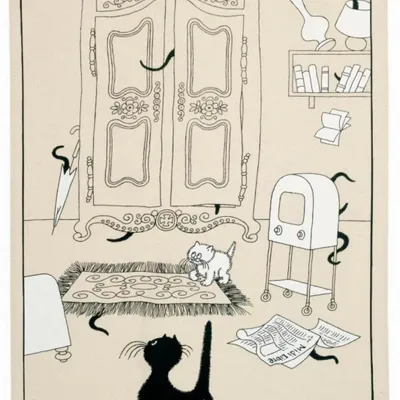 Torchons - Torchon Dubout Cache-cache Ecru 48 x 72 - MAISON VIVARAISE - SDE VIVARAISE WINKLER