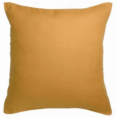 Linge de lit - Taie d'oreiller Zeff Ocre 65 x 65 - MAISON VIVARAISE - SDE VIVARAISE WINKLER