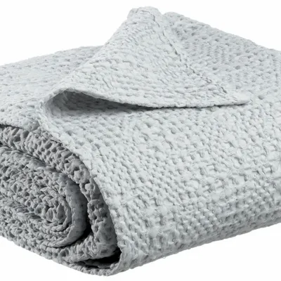 Plaids - Plaid Tana Perle 140 x 200 - MAISON VIVARAISE - SDE VIVARAISE WINKLER