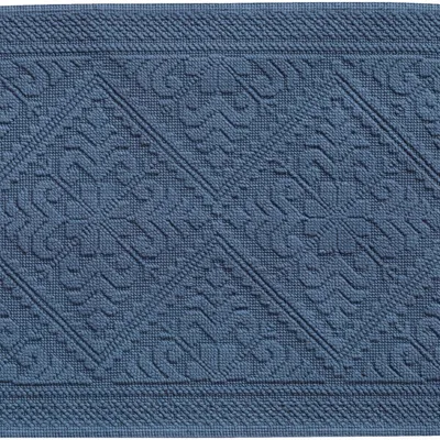 Autres linges de bain - Tapis de bain uni Enzo Tempête 54 x 64 - MAISON VIVARAISE - SDE VIVARAISE WINKLER