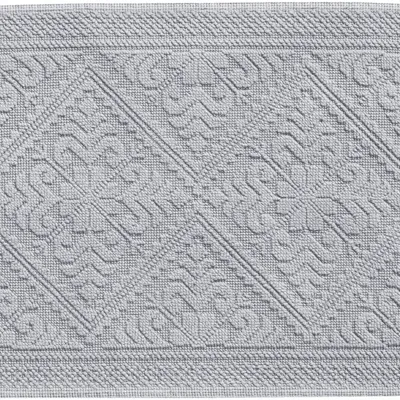 Other bath linens - Enzo Bath Mat Perle 54 X 64 - MAISON VIVARAISE - SDE VIVARAISE WINKLER