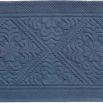 Autres linges de bain - Tapis de bain uni Enzo Tempête 54 x 110 - MAISON VIVARAISE - SDE VIVARAISE WINKLER