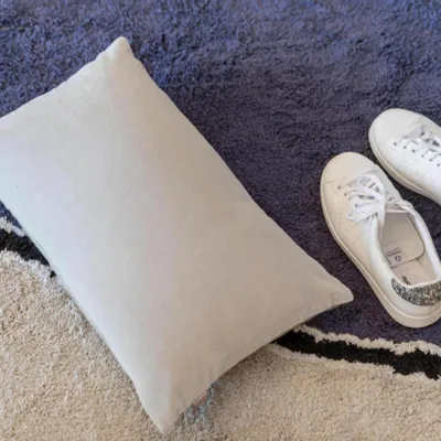 Cushions - Plain Cushion Elise Perle 40 X 65 - MAISON VIVARAISE - SDE VIVARAISE WINKLER