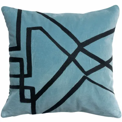 Coussins - Coussin Fara brodé Quartz 45 x 45 - MAISON VIVARAISE - SDE VIVARAISE WINKLER