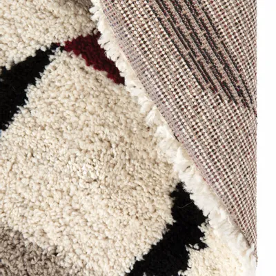 Tapis - Tapis Erika Neige diamètre 160 cm - MAISON VIVARAISE - SDE VIVARAISE WINKLER