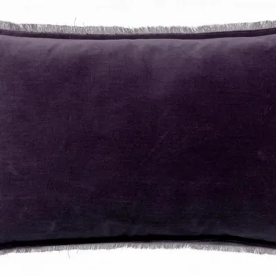 Coussins - Coussin uni Fara Raisin 40 x 65 - MAISON VIVARAISE - SDE VIVARAISE WINKLER