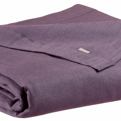 Linge de lit - Drap plat Zeff Raisin 240 x 300 - MAISON VIVARAISE - SDE VIVARAISE WINKLER