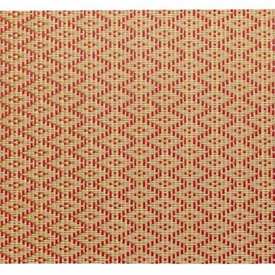 Table cloths - Kadra Placemat Set Rouge/Or 33 X 45 - MAISON VIVARAISE - SDE VIVARAISE WINKLER