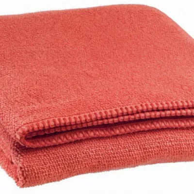 Serviettes de bain - Drap de bain Bora Corail 90 x 150 - MAISON VIVARAISE - SDE VIVARAISE WINKLER