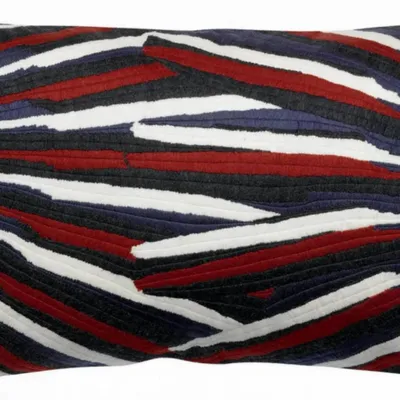 Coussins - Coussin brodé Sasha Rubis 40 x 65 - MAISON VIVARAISE - SDE VIVARAISE WINKLER