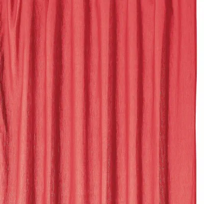 Curtains and window coverings - Zeff veil curtain Groseille 140 X 280 - MAISON VIVARAISE - SDE VIVARAISE WINKLER