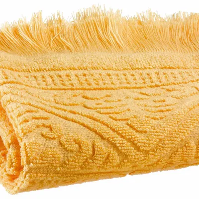 Serviettes de bain - Serviette invité uni Zoe Mimosa 30 x 50 - MAISON VIVARAISE - SDE VIVARAISE WINKLER