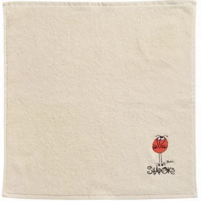 Torchons textile - Essuie-mains carré Shadoks Ivoire 50 x 50 - MAISON VIVARAISE - SDE VIVARAISE WINKLER