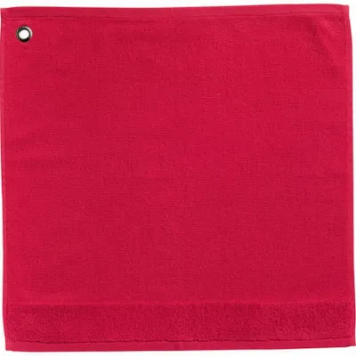 Tea towel - Kitchen Towel Terry W/Eyelet Curl Geranium 50 X 50 - MAISON VIVARAISE - SDE VIVARAISE WINKLER