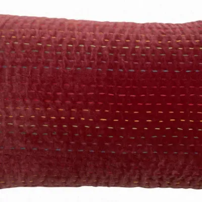 Coussins - Coussin uni Gastounet Tomette 30 x 50 - MAISON VIVARAISE - SDE VIVARAISE WINKLER