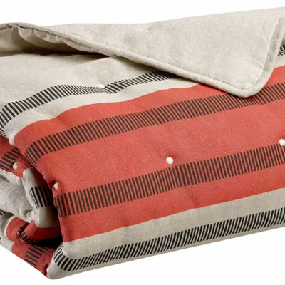 Bed linens - Bed Runner Stonewashed Zeff Eden Marmelade 90 X 240 - MAISON VIVARAISE - SDE VIVARAISE WINKLER