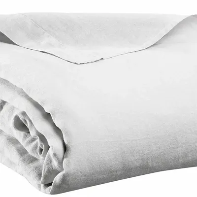 Linge de lit - Drap plat Kala Blanc 240 x 300 - MAISON VIVARAISE - SDE VIVARAISE WINKLER