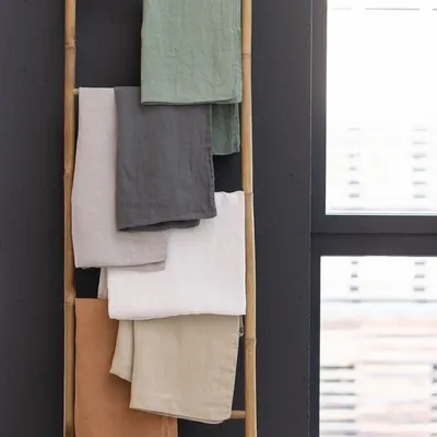 Linge de lit - Drap plat Kala Blanc 240 x 300 - MAISON VIVARAISE - SDE VIVARAISE WINKLER