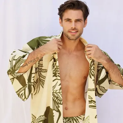 Sarongs - SERAPHIN KIMONO IN COTTON VOILE - MONSIEUR CHARLI