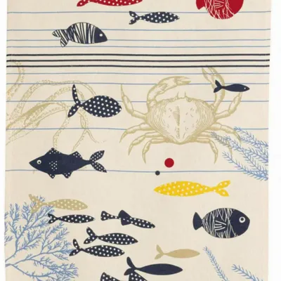 Torchons - Torchon Océan Ecru 50 x 70 - MAISON VIVARAISE - SDE VIVARAISE WINKLER