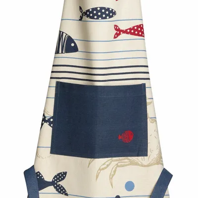 Tabliers de cuisine - Tablier de cuisine adulte Océan Ecru 72 x 85 - MAISON VIVARAISE - SDE VIVARAISE WINKLER