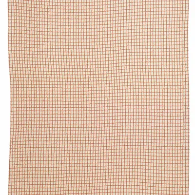 Torchons - Torchon nid d'abeilles bicolore Mumba Marmelade 50 x 70 - MAISON VIVARAISE - SDE VIVARAISE WINKLER