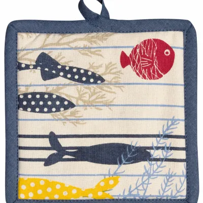 Potholders - Potholder Ocean Ecru 20 X 20 - MAISON VIVARAISE - SDE VIVARAISE WINKLER