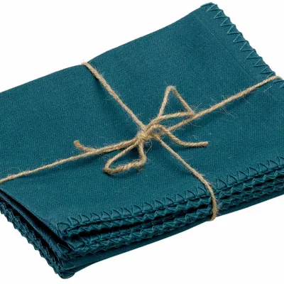 Table cloths - Set of 4 Recycled Placemats Delia Paon 33 X 45 - MAISON VIVARAISE - SDE VIVARAISE WINKLER