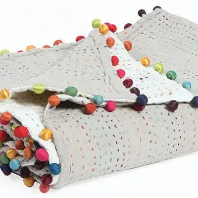 Bed linens - Plain Gastounet Quilt Multico 220 X 220 - MAISON VIVARAISE - SDE VIVARAISE WINKLER