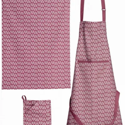 Aprons - Apron Pompei With Coating Orchidee 72 X 85 - MAISON VIVARAISE - SDE VIVARAISE WINKLER