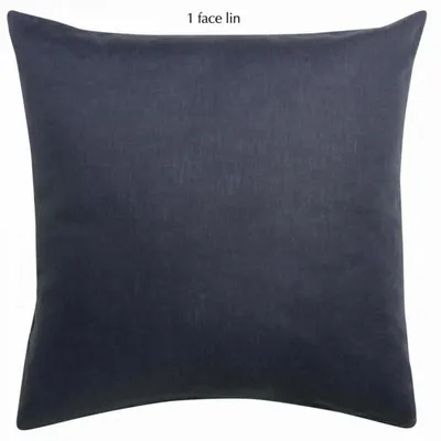 Linge de lit - Taie d'oreiller Linco Marine 65 x 65 - MAISON VIVARAISE - SDE VIVARAISE WINKLER