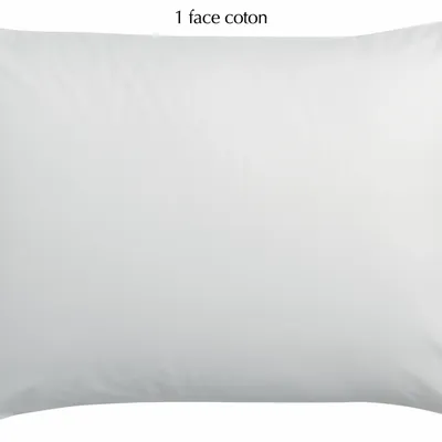 Linge de lit - Taie d'oreiller Linco Blanc 50 x 75 - MAISON VIVARAISE - SDE VIVARAISE WINKLER