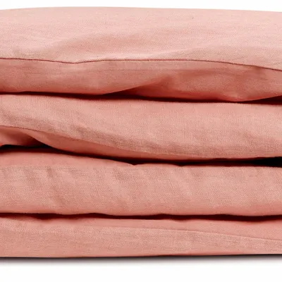 Bed linens - Linco Duvet Cover Blush 85 X 200 - MAISON VIVARAISE - SDE VIVARAISE WINKLER