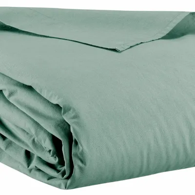 Bed linens - Calita Flat Sheet Sauge 240 X 300 - MAISON VIVARAISE - SDE VIVARAISE WINKLER