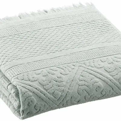 Serviettes de bain - Drap de douche uni Zoé Jade 70 x 140 - MAISON VIVARAISE - SDE VIVARAISE WINKLER