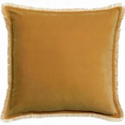 Coussins - Coussin uni Fara Mirabelle 45 x 45 - MAISON VIVARAISE - SDE VIVARAISE WINKLER