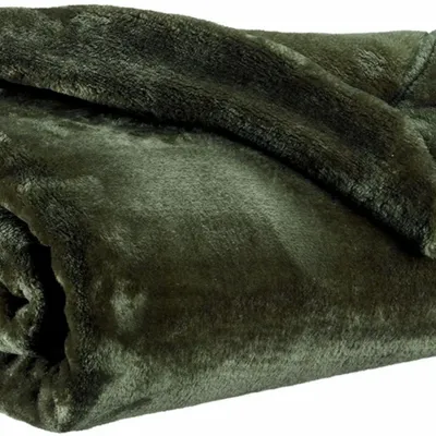 Throw blankets - Tender Throw Blanket Fougère 150 X 200 - MAISON VIVARAISE - SDE VIVARAISE WINKLER