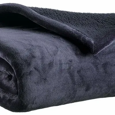 Linge de lit - Jeté de lit Michka Marine 220 x 240 - MAISON VIVARAISE - SDE VIVARAISE WINKLER